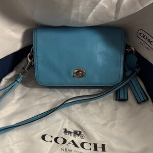 Coach Legacy Penny Light Blue Crossbody Bag